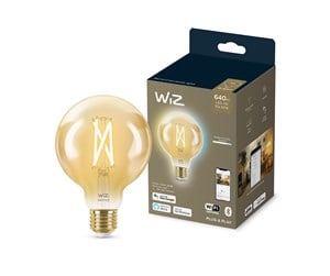 Smarthus - WiZ Filament globe G95 E27, ravfarget - 929003018322