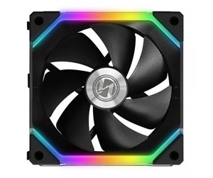 Kabinettvifte - Lian Li UNI FAN SL120 - Kabinettvifte - 120mm - Svart med RGB LED-lys - 31 dBA - UF-SL120-1B