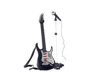 Musikk - MU SIC Electric Guitar with Microphone & Stand - 5713428013969