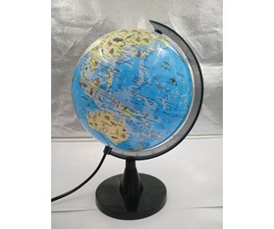 Barnerom - Science Globe with animals and light 20 cm - TY6190