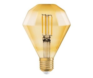 LED-lyspære - Osram LED-lyspære Vintage 1906 Diamond 4,5W/825 (40W) Gold E27 - 4058075091955