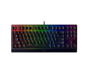 Tastatur - Razer BlackWidow V3 Tenkeyless - Green - ND - Gamingtastatur - Uten numpad - Nordisk - Svart - RZ03-03490600-R3N1