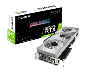 Grafikkort - GIGABYTE GeForce RTX 3080 OC - 10GB GDDR6X RAM - Grafikkort - GV-N3080VISION OC-10GD