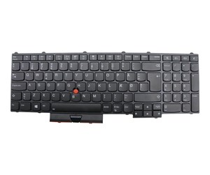 Tastatur - Lenovo Darfon - Bærbart tastatur - til utskifting - Dansk - Svart - 01HW291