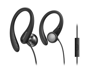 Hodetelefoner - Philips  In-ear Sports Headphones with Mic. Black - TAA1105BK/00