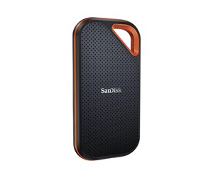 SSD - SanDisk Extreme PRO Portable V2 SSD - 1TB - Svart - Ekstern SSD - USB 3.2 Gen 2x2 - SDSSDE81-1T00-G25