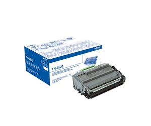 Printertilbehør blekk/toner - Brother TN 3520P - Laser toner Svart - TN3520P