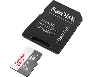 Minnekort - SanDisk Ultra microSD/SD - 100MB/s - 128GB - SDSQUNR-128G-GN3MA