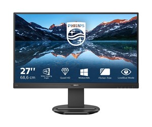 Skjerm - 27" Philips B-Line 276B9 - 2560x1440 - 75Hz - IPS - 65W USB HUB - 276B9/00