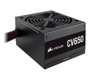 Strømforsyning (PSU) - Corsair CV650 Strømforsyning (PSU) - 650 Watt - 120 mm - ATX - 80 Plus Bronze sertifisert - CP-9020236-EU