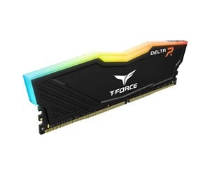 RAM - Team Group T-Force Delta RGB DDR4-3200 - 32GB - CL16 - Single Channel (1 pcs) - Intel XMP - Svart med RGB - TF3D416G3200HC16C01