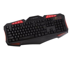 Tastatur - Esperanza SHELTER - keyboard and mouse set - Tastatur & Mussett - Svart - EGK3000