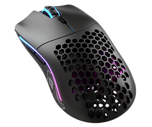 Mus - Glorious Model O Wireless - Matte Black - Gaming mus - Optisk - 6 - Svart med RGB-lys - GLO-MS-OW-MB