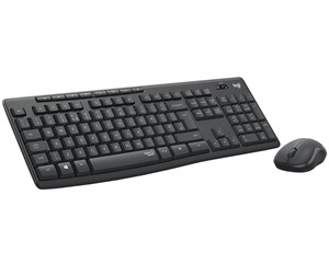 Tastatur - Logitech MK295 Silent Wireless Combo - Graphite - UK - Tastatur & Mussett - Engelsk - Svart - 920-009799