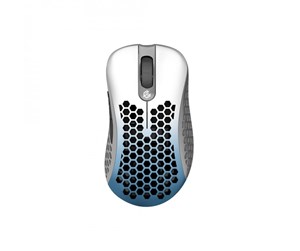 Mus - G-Wolves Sköll RGB Gaming Mouse - White/Blue - Gaming mus - Optisk - 7 - Hvit med RGB lys - SK-L3360-WHBF