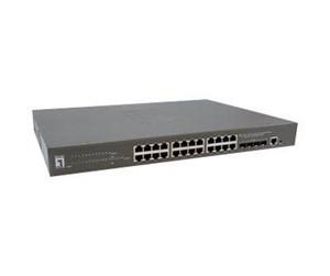 Switch/splitter - LevelOne GTP-2871 - switch - 28 ports - Managed - rack-mountable - GTP-2871