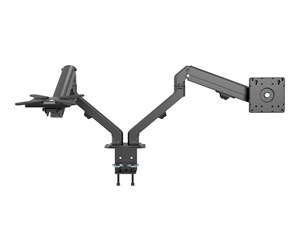 Skjermholder - Vision Monitor Desk Arm Dual Matt Black - VFM-DAD/4