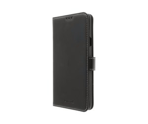 Mobil - Deksel og etui - Insmat Samsung Galaxy A20s Exclusive Flip Cover Leather - Black - 650-2886