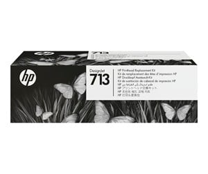 Printertilbehør blekk/toner - HP 713 / 3ED58A - 4-Pack (Yellow Cyan Magenta Pigmented Black) - Printhead replacement kit Blå - 3ED58A