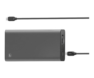 Nødlader - Hama Universal USB-C Power Pack PD 5-20V/60W Nødlader - Svart - 26800 mAh - 00200012