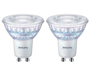 LED-lyspære - Philips LED-lyspære Spot 2.6W/922-927 (35W) 36° WarmGlow Dimmable 2-pack GU10 - 929002065518