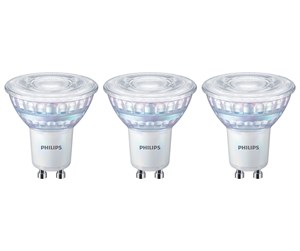 LED-lyspære - Philips LED-lyspære Spot 3,8W/922-927 (50W) 36° WarmGlow Dæmpbar 3-pack GU10 - 929002065756