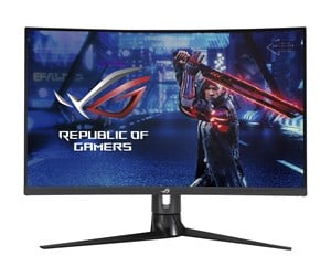 Skjerm - 32" ASUS ROG Strix XG32VC - 2560x1440 (QHD) - 170Hz - VA - USB HUB & KVM Switch - Buet - 90LM03S0-B04170