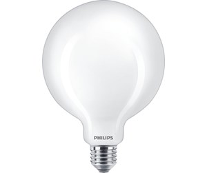 LED-lyspære - Philips LED-lyspære Classic Globe Ø125 10.5W/827 (100W) Frosted E27 - 929002067801