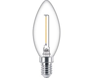 LED-lyspære - Philips LED-lyspære Classic Candle 1.4W/827 (15W) Clear E14 - 929002370101