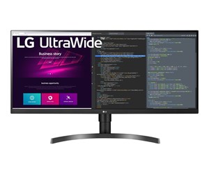 Skjerm - 34" LG 34WN750-B - 3440x1440 - 75Hz - IPS - HDR10 - USB HUB - Speakers - 34WN750-B