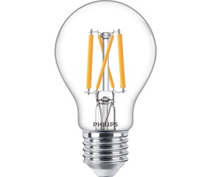 LED-lyspære - Philips LED-lyspære Standard 5W/922-927 (40W) Clear WarmGlow Dimmable E27 - 929002391601