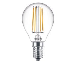 LED-lyspære - Philips LED-lyspære Classic Mini-ball 4,3W/827 (40W) Clear E14 - 929001890455