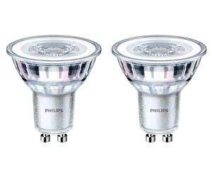 LED-lyspære - Philips LED-lyspære Classic Spot 4.6W/827 (50W) 36° 2-pack GU10 - 929001215218