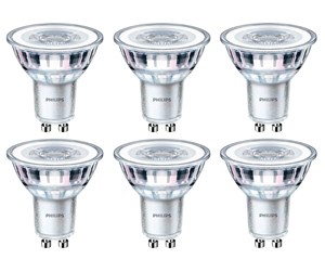 LED-lyspære - Philips LED-lyspære Classic Spot 4,6W/827 (50W) 36° 6-pack GU10 - 929001215233