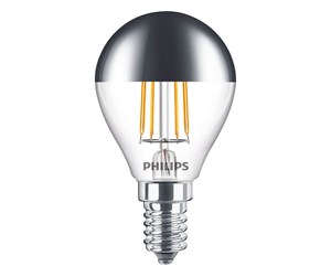 LED-lyspære - Philips LED-lyspære Classic Krone 4W/827 (35W) Silver E14 - 929001395155