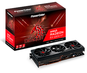 Grafikkort - PowerColor Radeon RX 6800 XT Red Dragon - 16GB GDDR6 RAM - Grafikkort - AXRX 6800XT 16GBD6-3DHR/OC