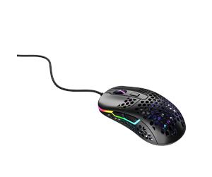 Mus - Xtrfy M42 RGB - Black - Gaming mus - Optisk - 6 - Svart med RGB-lys - M42-RGB-BLACK