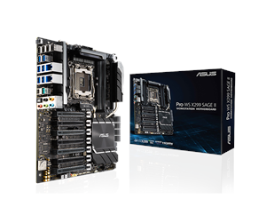 Hovedkort - ASUS Pro WS X299 Sage II Hovedkort - Intel X299 - Intel LGA2066 socket - DDR4 RAM - SSI (Server) - 90SW00U0-M0EAY0