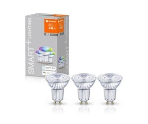 Smarthus - LEDVANCE SMART+ LED LAMP SPOT RGBW MULTICOLOURED GU10 FR (3-PACK) - 4058075486058