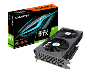 Grafikkort - GIGABYTE GeForce RTX 3060 Ti EAGLE OC - 8GB GDDR6 RAM - Grafikkort - GV-N306TEAGLE OC-8GD