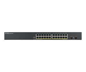 Switch/splitter - ZyXEL GS1900-24HPv2 24-port GbE Smart Managed PoE Switch with GbE Uplink - GS190024HPV2-EU0101F