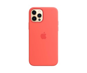 Mobil - Deksel og etui - Apple iPhone 12 | 12 Pro Silicone Case with MagSafe - Pink Citrus - MHL03ZM/A