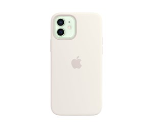 Mobil - Deksel og etui - Apple iPhone 12 | 12 Pro Silicone Case with MagSafe - White - MHL53ZM/A