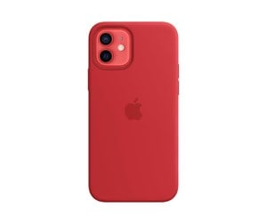 Mobil - Deksel og etui - Apple iPhone 12 & 12 Pro Silicone Case w/ MagSafe - Red - MHL63ZM/A