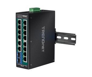 Switch/splitter - TRENDnet TI-PG162 - Industrial - switch - 16 ports - unmanaged - TI-PG162