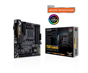 Hovedkort - ASUS TUF GAMING B450M-PLUS II Hovedkort - AMD B450 - AMD AM4 socket - DDR4 RAM - Micro-ATX - 90MB1620-M0EAY0