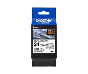 Papir, Fotopapir & Etiketter - Brother TZe SL251 - black on white - Roll (2.4 cm x 8 m) - TZeSL251