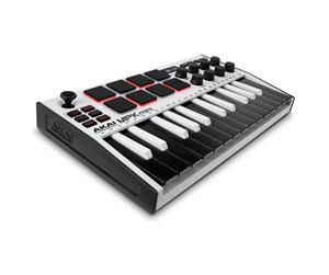 Musikkinstrumenter & DJ-utstyr  - Akai MPK Mini Mk3 White - MPKMINI3W