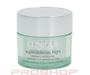 Ansiktspleie - Clinique Superdefense Night Recovery Moisturizer - 020714770020