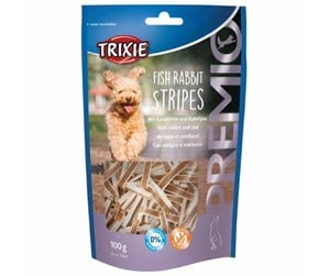 Hund - Trixie Premio Fish Rabbit Stripes 100g - TX-31547